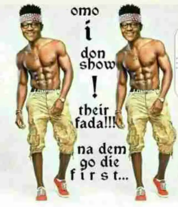 Hilarious Photo: Who Did This To Buhari ?
